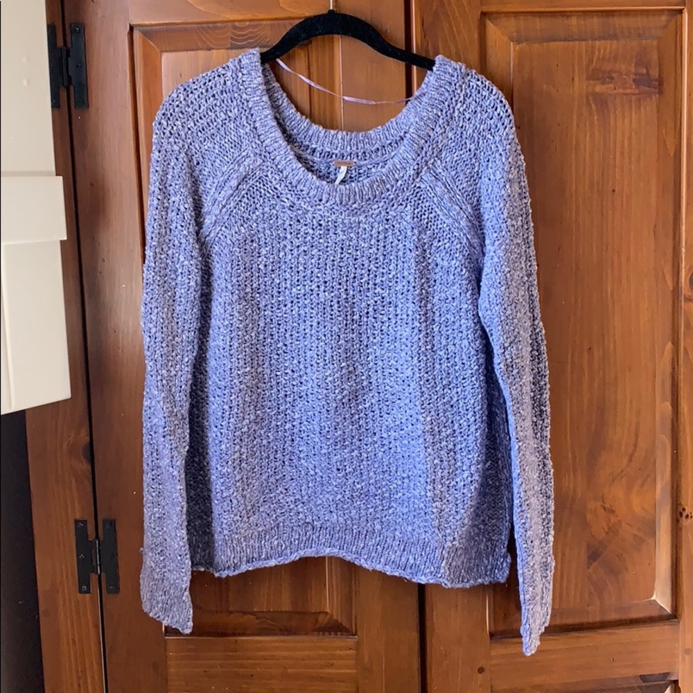 Free People knit sweater.